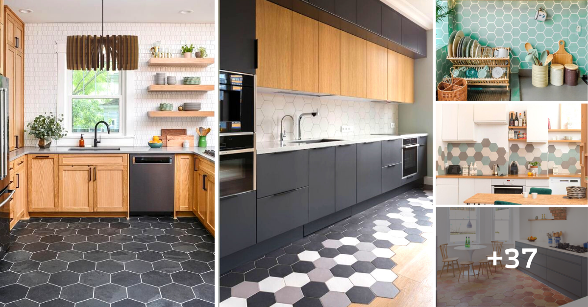 37 Hexagon Kitchen Tile Ideas