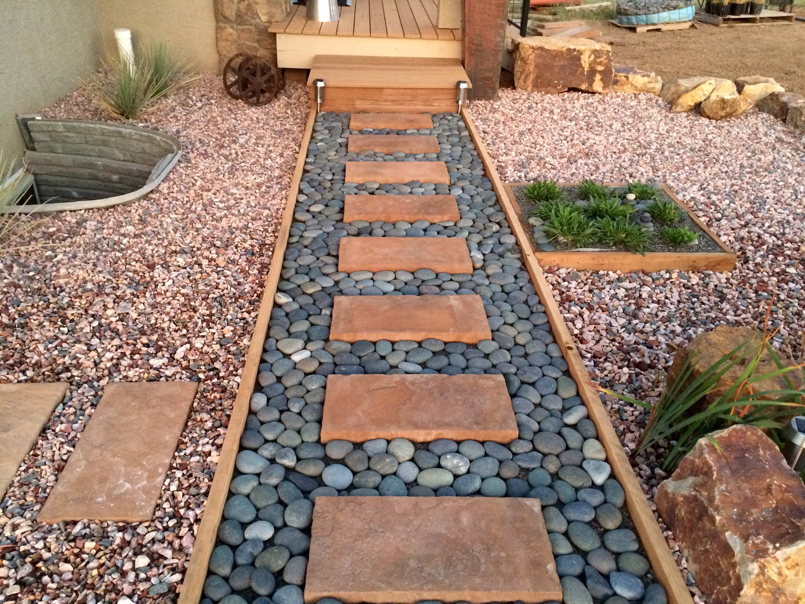 31 Fantastic Ideas For Creating The Perfect Pathway With Pebbles For   639 1 7e7fb04 