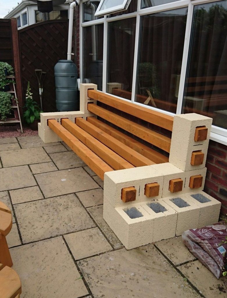 30 Best Cinder Block Bench Ideas To Easily Add More Seating In Your Garden 2073