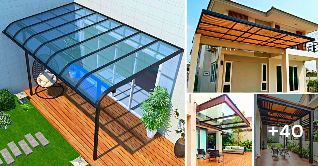 40 Awning Ideas for Decks, Patios & Outdoor Seating