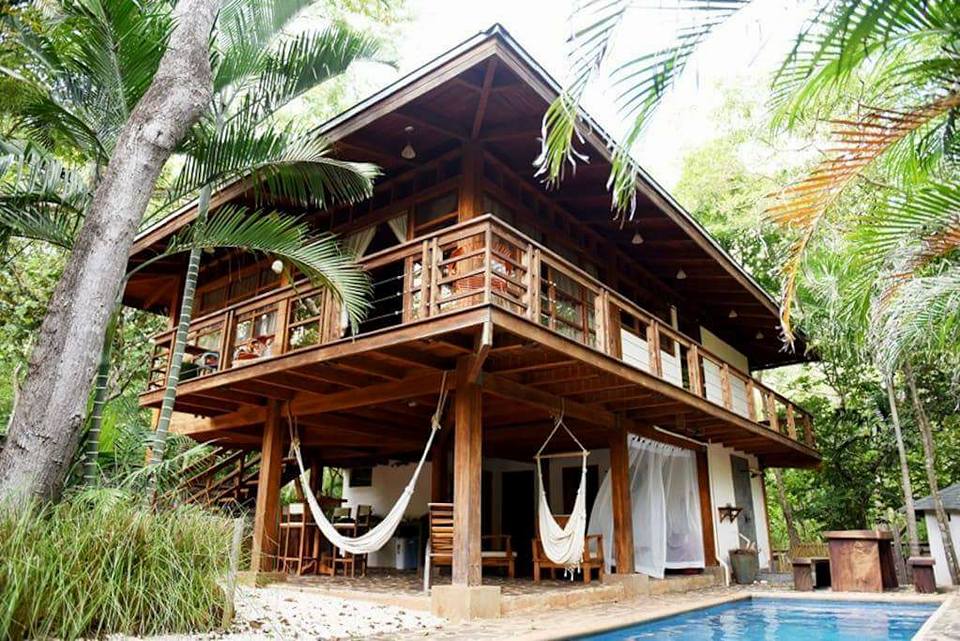 Bali Style Raised Wooden House, Relax in the Mid of Tropical Forest