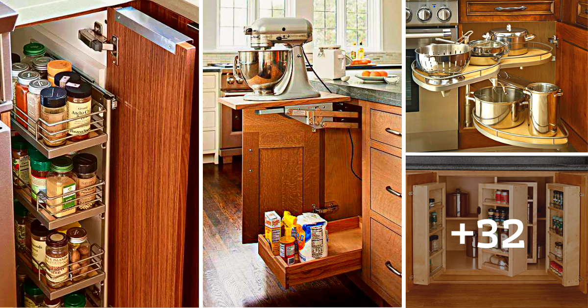 32 Clever Ideas to Hide Your Kitchen Appliances